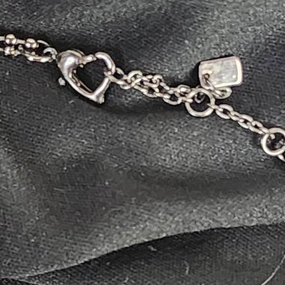 JLO Jennifer Lopez Black Gray Rhinestone Sparkle Balls Beads Choker 16" Necklace - Picture 11 of 16